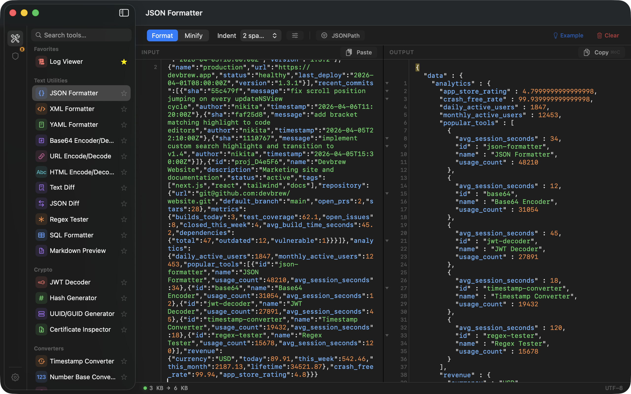 Devbrew app screenshot